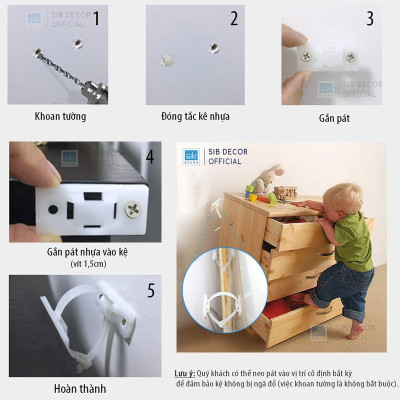 Tủ Gỗ Max 5 Ngăn Cao 170cm Có Hậu Màu Sonoma Oak Thương Hiệu SIB Decor KSG64