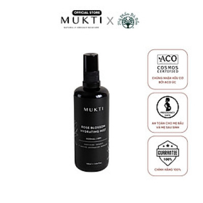 Tinh Chất Xịt Cấp Ẩm Hoa Hồng Mukti Rose Blossom Hydrating Mist (100ml)