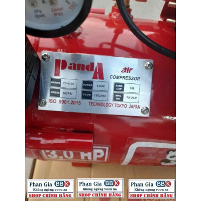 Máy Nén Khí Có Dầu Panda 3.0 HP 30L ( PT-4230 ) , máy nén khí mini, may nen khi 100% dây đồng