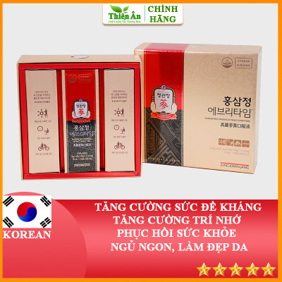 Tinh Chất Hồng Sâm Pha Sẵn KGC Cheong Kwan Jang Everytime Original (10ml x 30 gói)