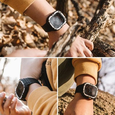 Vỏ Ốp Đồng Hồ Kèm Dây dành cho Apple Watch Ultra 2/1 RINGKE Fusion X Guard - Hàng Chính Hãng