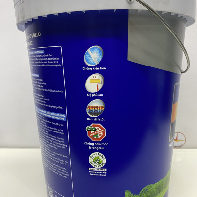 Sơn nước Toa 4 Seasons Tropic shield ngoại thất màu vàng 7930 _ 18L