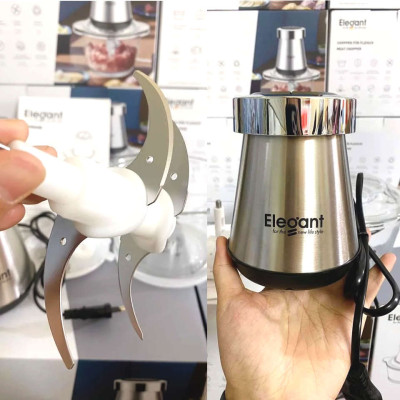 Máy xay thịt đa năng Elegant FC-J08 công suất 350W, cối thủy tinh 1.8L - Hàng chính hãng