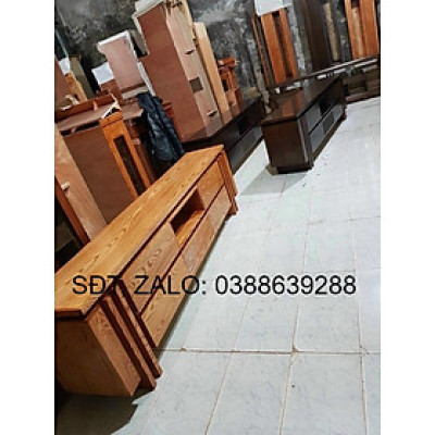 Kệ tivi gồ sồi 2m giá thật