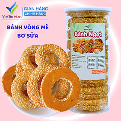 Bánh Vòng Mè Bơ Sữa 250g VIETTIN MART