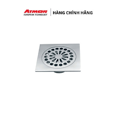 Phễu Thoát Sàn Nhà Tắm Inox Cao Cấp Chống Hôi Và Côn Trùng ATMOR – 8105 (HÀNG CHÍNH HÃNG)