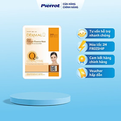 [ Mua 10 tặng 2 ] Mặt nạ dưỡng da Dermal tinh chất Q10 23gram