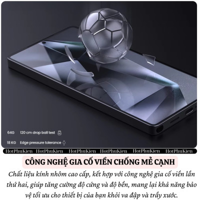 Dán kính cường lực màn hình khung tự dán cho Samsung Galaxy S25 Ultra / S25 Plus 5G hiệu Nillkin H+ Pro - Mỏng 0.2mm, Phủ Nano Olephobic, Vát cạnh 2.5D, chống vân tay - Hàng nhập khẩu