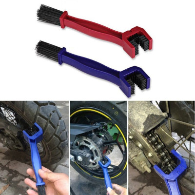 Bàn Chải Vệ Sinh Sên Xe Máy 2 Đầu PaKaSa - Hàng Chính Hãng 