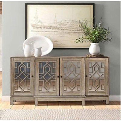 Tủ bếp, tủ trang trí kính cường lực SM35CT Tundo KT Ngang 178 x Sâu 46 x Cao 86.5 / cm