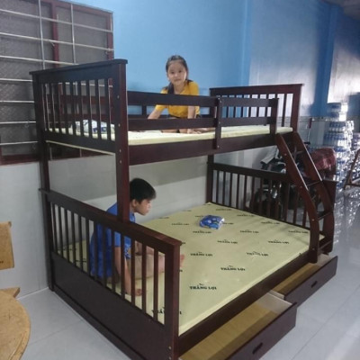 Giường 2 Tầng K.Bed 128 (Nâu)