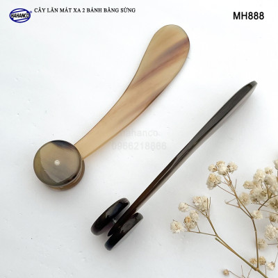 Cây lăn 2 bánh Massage bằng sừng - lăn mặt giúp làm đẹp da & không bị tĩnh điện- MH888
