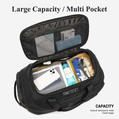 Ozuko Túi Xách Du Lịch Cỡ Lớn Đa Năng Chống Thấm Nước Cá Tính Cho Nam