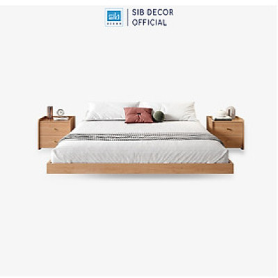 Giường Ngủ Tatami Khung Giường Ẩn, Tùy Chọn Đèn LED Cảm Biến SIB Decor GN25