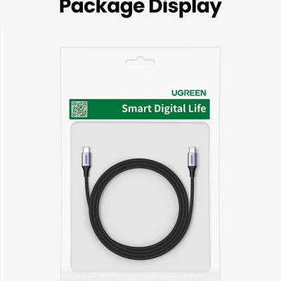 Ugreen UG15311US535TK 1M 240W Cáp USB type C to USB-C c-c 2.0 hỗ trợ sạc nhanh PD3.1 - truyền dữ liệu - HÀNG CHÍNH HÃNG