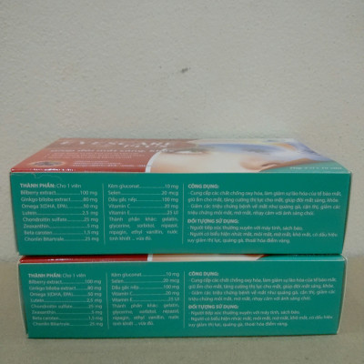 VIÊN UỐNG SÁNG MẮT EYESCARE PLUS - KHỎI LO CÁC BỆNH VỀ MẮT - TĂNG CƯỜNG THỊ LỰC CHO MẮT - HẾT MỎI MẮT, NHỨC MẮT - MỖI NGÀY 1 VIÊN - EYES CARE PLUS - HỘP 30 VIÊN