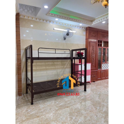 Giường sắt hai tầng hộp 48 cao cấp nhiều kích thước