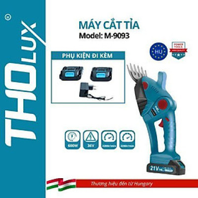 Máy Cắt Tỉa Cây, Hàng Rào Tholux 600W M9093 Dùng Pin Phổ Thông