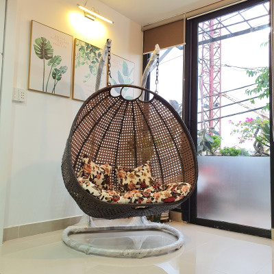 Xích đu đôi home decore 2 cần treo N1