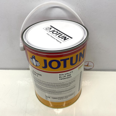 Sơn chịu nhiệt 600oC Jotun Solvalitt màu xanh Blue 599 _ 5L
