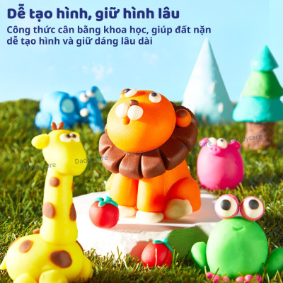 Đất nặn an toàn cho bé không dính tay Mideer Mellow Dough 6-12 màu