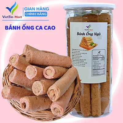 Bánh Ống CaCao Đặc Biệt Viettin Mart 450Gr