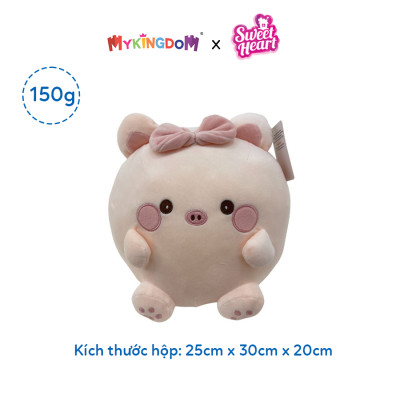 Đồ Chơi Thú Nhồi Bông - Heo Nơ Hồng 30 cm SWEET HEART PLUSH AH23003/30