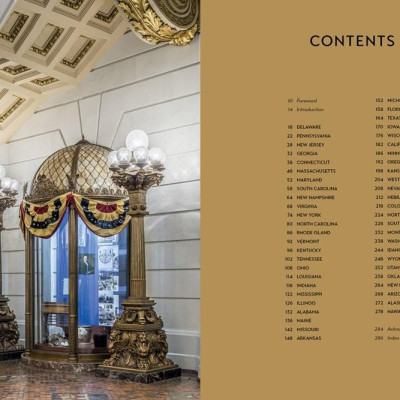 Sách - Capitol America - A Photographic Portrait of the Fifty State Capitols by Robert Lisak (UK edition, Hardcover)