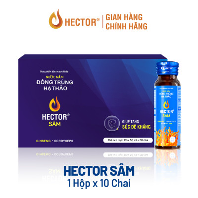 Nước Nấm Đông Trùng Hạ Thảo HECTOR Sâm tăng cường đề kháng, bồi bổ cơ thể