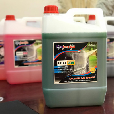 Dung Dịch Rửa Xe Không Chạm, Rửa Ô Tô, Xe Máy, Rửa Khoang Động Cơ Ekokemika Bio 35 5L