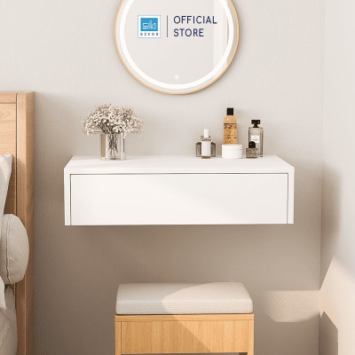 Bàn Phấn Trang Điểm Treo Tường, Thiết Kế Nhỏ Gọn SIB Decor BTD99