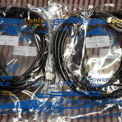 Cáp USB Nối Dài Xịn Có Chống Nhiễu - Cable USB nối dài 1 mét rưỡi, 3 mét, 5 mét dùng cho máy tính - Hàng chính hãng