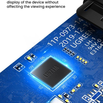 Ugreen UG70693CM323TK 4K 60hz Bộ chuyển đổi HDMI sang USB Type-C màu ghi xám có cổng cấp nguồn micro usb 5v - HÀNG CHÍNH HÃNG