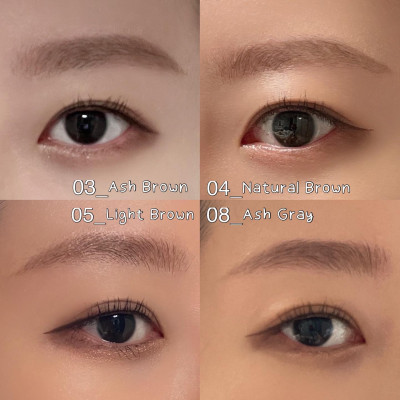 Bút Chì Sáp Kẻ Lông Mày Chống Trôi Lõi Siêu Mịn Màu Nâu Sáng Kissme Heavy Rotation Eyebrow Pencil 0,09 G