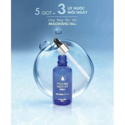 Serum Cấp Ẩm Căng Bóng Da, Giảm Tình Trạng Da Bóng Dầu Nhờn, Tăng Sự Đàn Hồi Cho Da  Volume Skin Up HA+ Genie 100ml, 30ml, 10ml