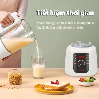 Máy Làm Sữa Hạt Đa Năng Seka E300 12 Chế Độ Xay Nấu - Hàng Chính Hãng