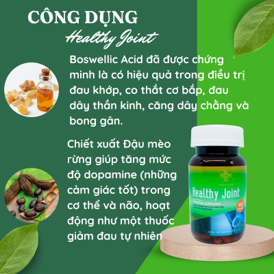 Thực phẩm bảo vệ sức khỏe Khớp khỏe mạnh Teresa Herbs Healthy Joint (lọ 90 viên)