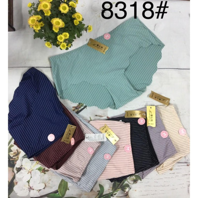 Quần Lót Nữ - 5 Quần Su Sọc Viền Đùi Gợn Sóng  (giao màu ngẫu nhiên)