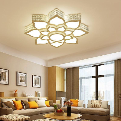 Đèn trần LIRON D750mm kiểu dáng sang trọng với 3 chế độ ánh sáng trang trí nội thất hiện đại - kèm điều khiển (45).