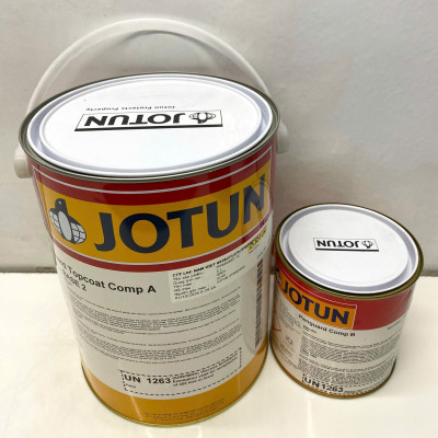 Sơn Epoxy Jotun Penguard Topcoat base 2 màu xám - Grey 0149 _5L/bộ