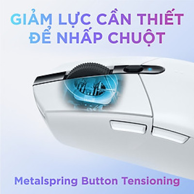 Chuột game không dây Lightspeed Logitech G304 - Cảm biến Hero, 12k DPI, nhẹ, 6 nút lập trình, on-board memory, pin 250h - Hàng chính hãng