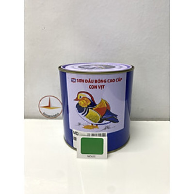 Sơn dầu cao cấp TOA Con Vịt màu xanh lá MD 655 _ 800 ml