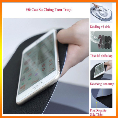 Thảm Lau Chân Silicon Siêu Mềm Siêu Dày, Siêu Thấm Nước Chất Liệu Cao Su Chống Trượt
