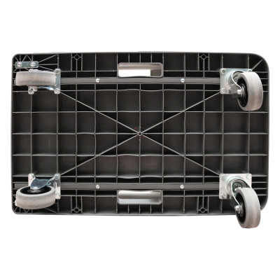 Xe Đẩy Hàng Nikawa FWS-150DS/300DS tải trọng 150-300kg sàn nhựa bánh xe cao su cao cấp. bảo hành 18 tháng - Xám