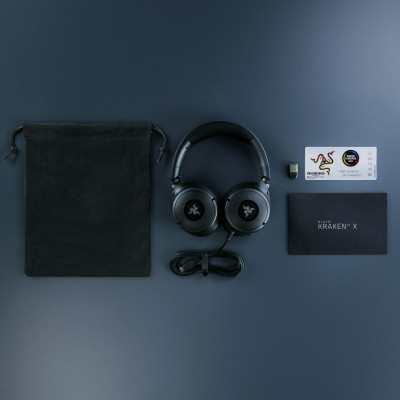 Tai Nghe Gaming Kraken V4 X | Kết Nối Dây Type C/A | Driver 40MM | Micro Thu Gọn | Âm Thanh 7.1 | Vải Đệm Tai Hybrid | Led RGB | Hàng Chính Hãng