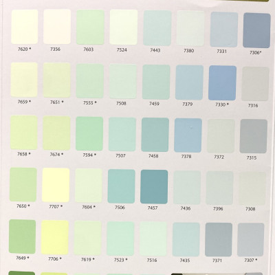 Sơn nước ngoại thất cao cấp TOA 4 Seasons Satin Glo siêu bóng màu xanh 7410 _ 18L