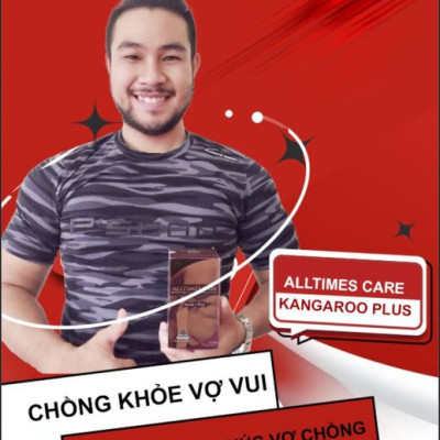 Thực phẩm bảo vệ sức khỏe hỗ trợ tăng cường sinh lực nam giới ALLTIMES CARE KANGAROO 6000mg PLUS - Hộp 100 viên