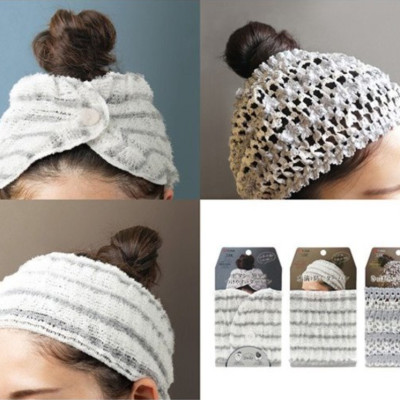 Khăn mũ trùm đầu khi tắm Towa Sangyo - Bản hẹp - Made in Japan