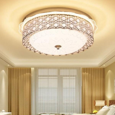 Đèn trần ELYSIA pha lê loại to D500mm phong cách sang trọng trang trí hiện đại - 3 chế độ ánh sáng 