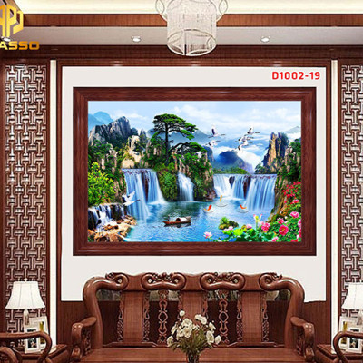 Tranh kính cường lực Sơn Thủy Hữu Tình D1002_05